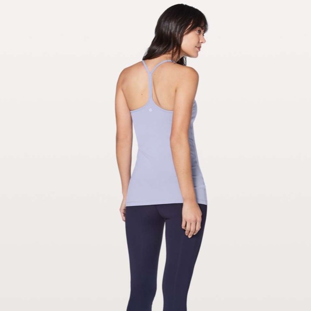 Lululemon Power Y Light Support Purple Misty Moon Tank Women’s 8